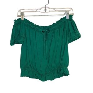 Off the Shoulder Crop Top